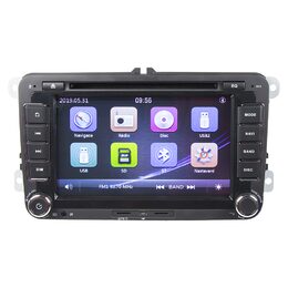 Autorádio pro VW, Škoda s 7" LCD, GPS, multicolor, ČESKÉ MENU