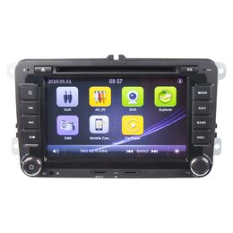 Autorádio pro VW, Škoda s 7" LCD, GPS, multicolor, ČESKÉ MENU