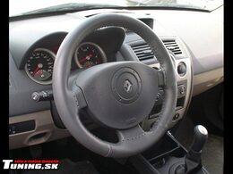 Potah volantu Maria Cavallo kožený 37-39 cm - šedý