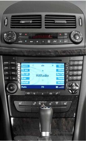 METRA 2DIN redukce pro Mercedes E 02-09, Mercedes CLS 2004-2011