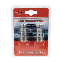 TURBO LED 12-24V s paticí BAU15S, 48W oranžová