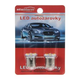 x LED BAU15s bílá, 12V, 6LED/5630SMD