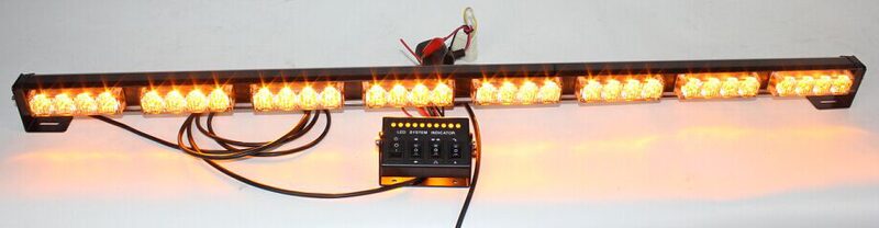LED alej voděodolná (IP66) 12-24V, 32x LED 1W, oranžová 955mm