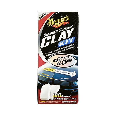 Meguiars Smooth Surface Clay Kit - sada pro odstranění odolných nečistot z laku