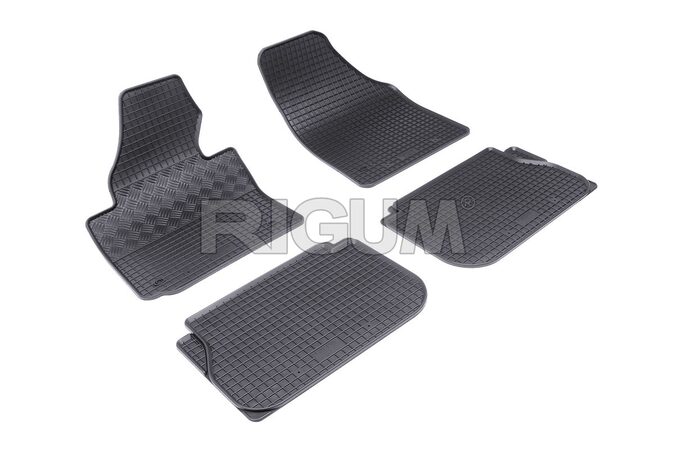 Gumové koberce VOLKSWAGEN Caddy 2004-2015 5 míst