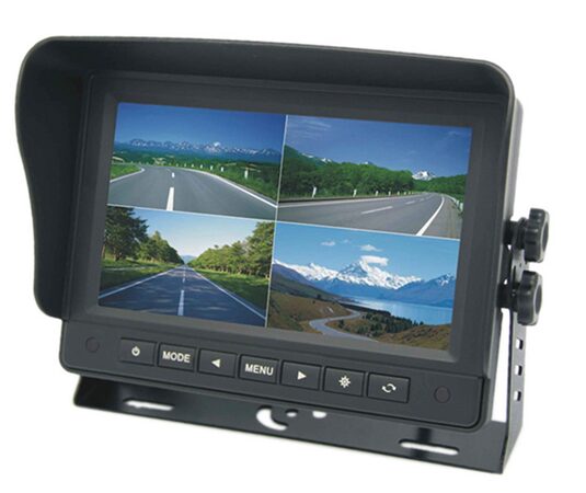 Monitor 9" s kvadrátorem a s 4x4PIN vstupy