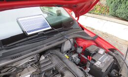 Solární nabíječka 6W pro udržovací dobíjení baterií + dobíjení mobilních telefonů