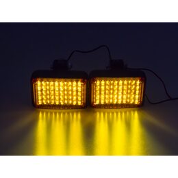x PREDATOR LED vnější, 12V, s kryty modrá, bílá, oranžová