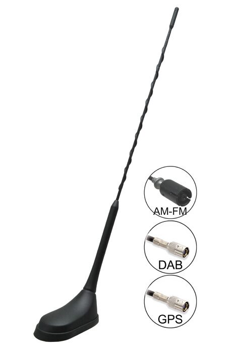 Triplex AM-FM / DAB-DAB+ / GPS anténa Calearo