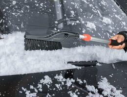 Škrabka na led Canada Maxi se smetáčkem 88-113 cm