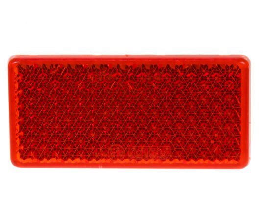 Zadní (červený) odrazový element - obdélník 95 x 45mm nalepovací