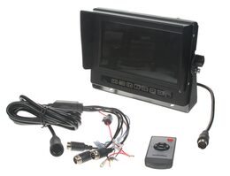 Monitor 7" prachotěsný/voděodolný/nárazu odolný, 3x4PIN vstup