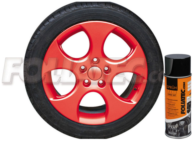 Fólie ve spreji (plastidip) FOLIATEC červená lesklá 400ml
