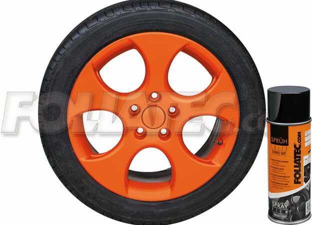 Fólie ve spreji (plastidip) FOLIATEC oranžová matná 400ml
