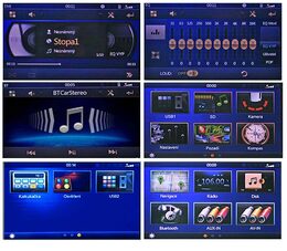 1DIN DVD autorádio s výsuvným 7" LCD, bluetooth,multicolor, SD/USB/FM/DUAL-GPS/RDS/ČESKÉ M