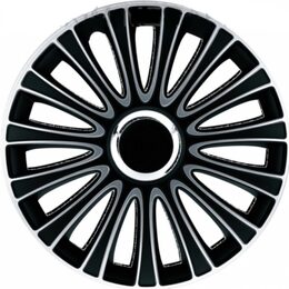 Kryty kol 17" LEMANS SILVER/BLACK - 4 ks