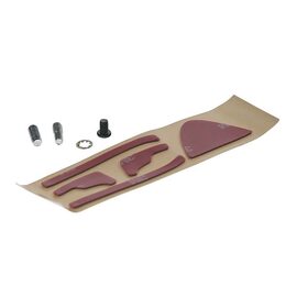 SHARK krytka antény - náhrada prutu, barva stříbrná