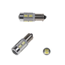 LED BAX9s bílá, 12-24V, 10LED/5730SMD