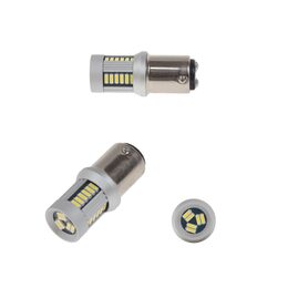 LED BAZ15d (dvouvlákno) bílá, 12-24V, 30LED/4014SMD