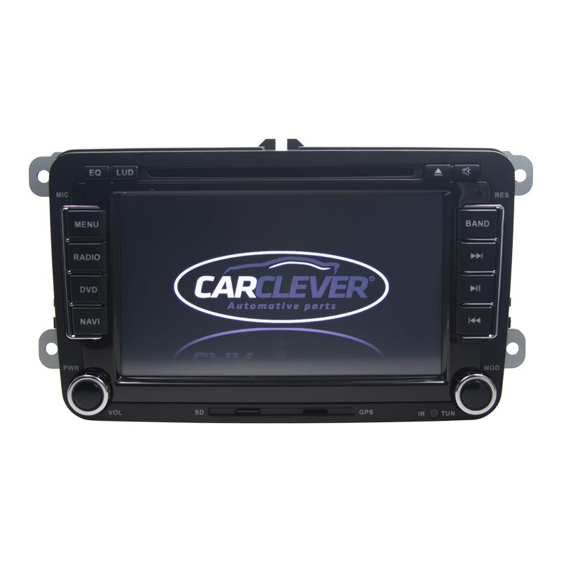 Autorádio pro VW, Škoda s 7" LCD, GPS, zelené, ČESKÉ MENU