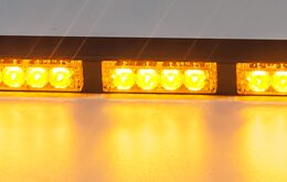 LED alej 12/24V, 28x LED 1W, oranžová 900mm