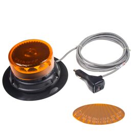 PROFI LED maják 12-24V 12x3W oranžový magnet 133x76mm, ECE R65
