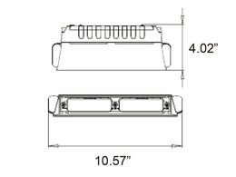 PROFI výstražné LED světlo vnitřní, 12-24V, oranžové, ECE R65
