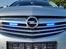 PROFI výstražné LED světlo vnější, modré, 12-24V, ECE R65
