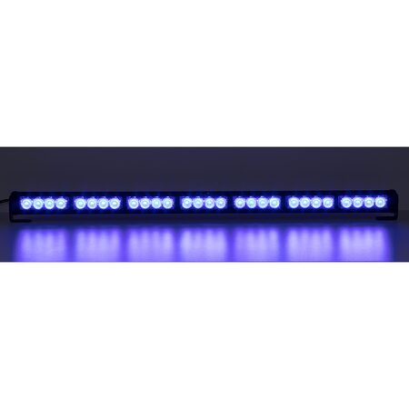 LED světelná alej, 28x LED 3W, modrá 800mm, ECE R10