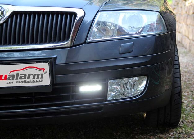 LED světla pro denní svícení Škoda Octavia 2004-08, ECE