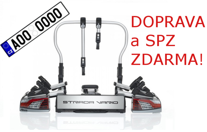 Nosič 2 kol Atera STRADA Vario 2 - skládací na tažné zařízení DOPRAVA a SPZ ZDARMA