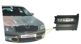 LED světla pro denní svícení Škoda Octavia 2004-08, ECE