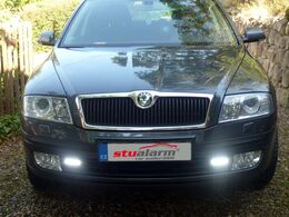 LED světla pro denní svícení Škoda Octavia 2004-08, ECE