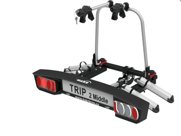 Nosič kol Hakr TRIP 2 MIDDLE pro 2 kola na tažné zařízení DOPRAVA a SPZ ZDARMA
