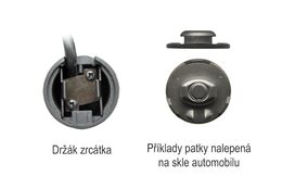 Monitor ve zpětném smtívacím zrcátku Audi, VW, Škoda AK-043LAD