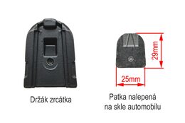 Monitor ve zpětném zrcátku Hyundai, Kia, Mitsubishi - AK-043LA