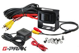 Zadní couvací kamera G-PARK 120° černá normální/zrcadlový obraz, cinch