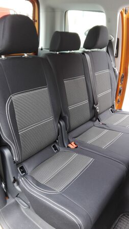 Autopotahy Volkswagen CADDY III, 5 míst, od r. 2003, AUTHENTIC DOBLO, žakar Audi