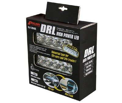 Světla pro automatické denní svícení s LED, homologace