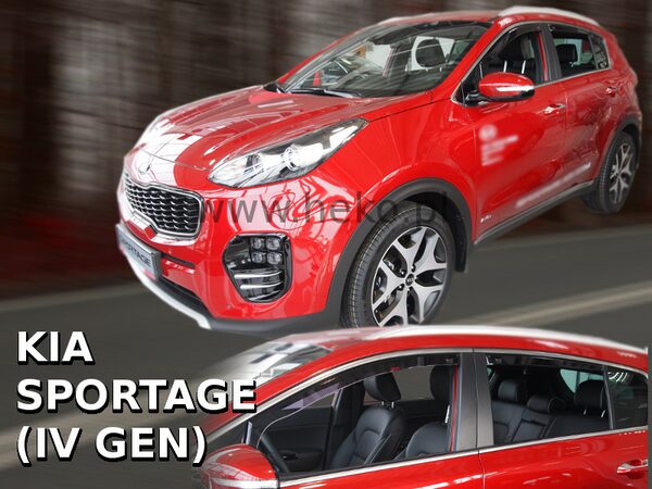 Ofuky oken - Kia Sportage 5D 16R (+zadní)