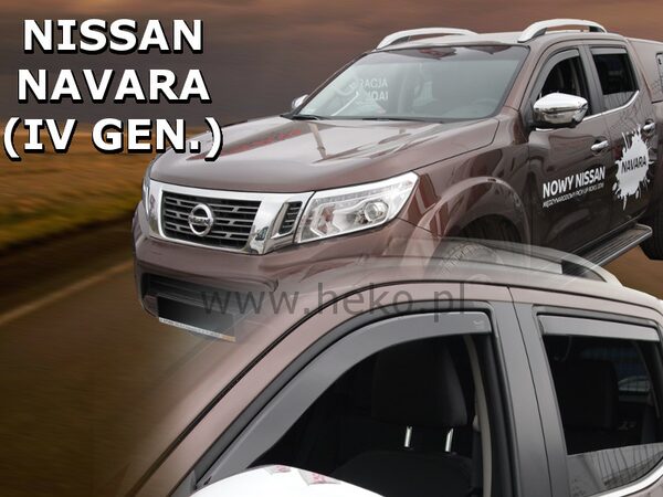 Ofuky oken - Nissan Navara 14R (+zadní)