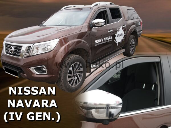 Ofuky oken - Nissan Navara 14R, přední