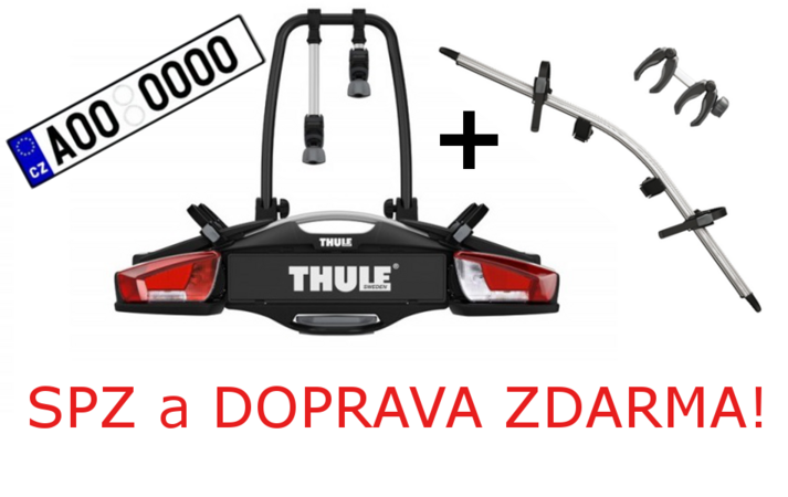 Nosič 4 kol Thule VeloCompact 926+adaptér SPZ a DOPRAVA ZDARMA