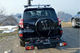 Nosič 2 jízdních kol Menabo Alphard na tažné zařízení sklopný DOPRAVA a SPZ ZDARMA!