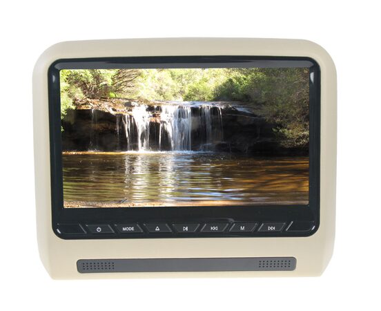 DVD/SD/USB/HDMI monitor 9" s držákem na opěrku béžový