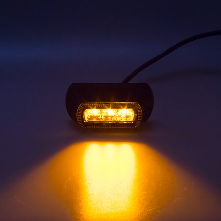 PROFI výstražné LED světlo vnější, oranžové, 12-24V, ECE R65