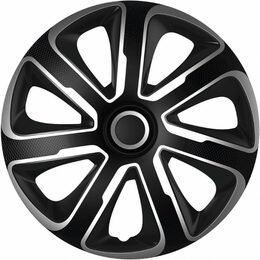 Kryty kol 14" livorno carbon stříbrno černé