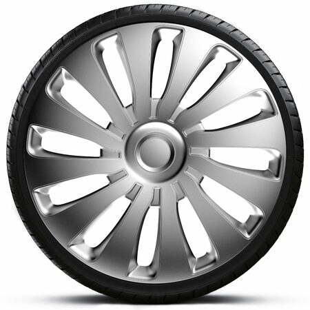 Kryty kol 13" Sepang carbon stříbrno černé