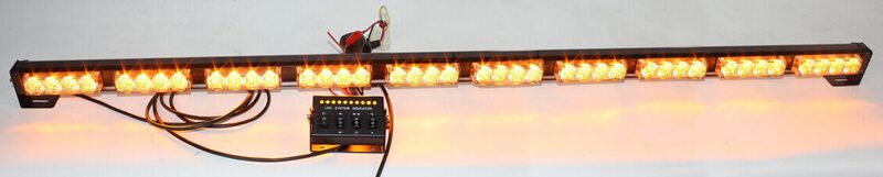 LED alej voděodolná (IP66) 12-24V, 40x LED 1W, oranžová 1200mm