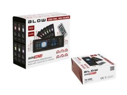 Autorádio BLOW AVH-8674 MP3, USB, SD, MMC, FM, dálkové ovládání, různé barvy podsvícení
